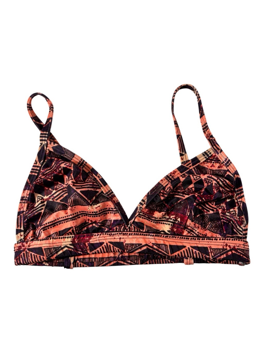 Del Toro Costa Rica Bikini Top Woman Size S Multi Color Beach Tamarindo Surf